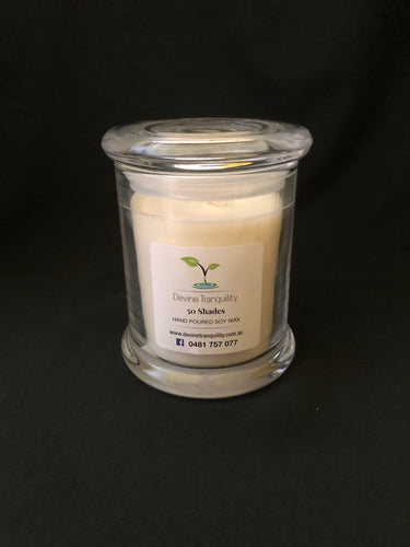 Medium 50 Shades soy Candle 