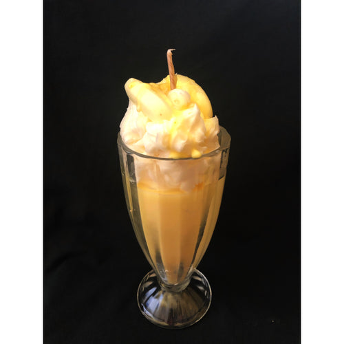 Bananna milkshake soy candle