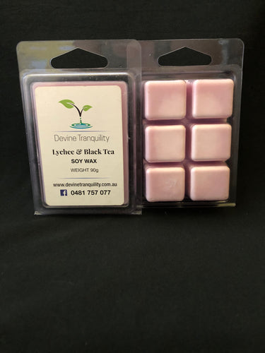 Lychee & Black tea/soy/wax/melts
