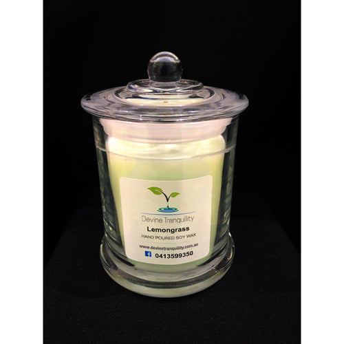 lemongrass large soy candle