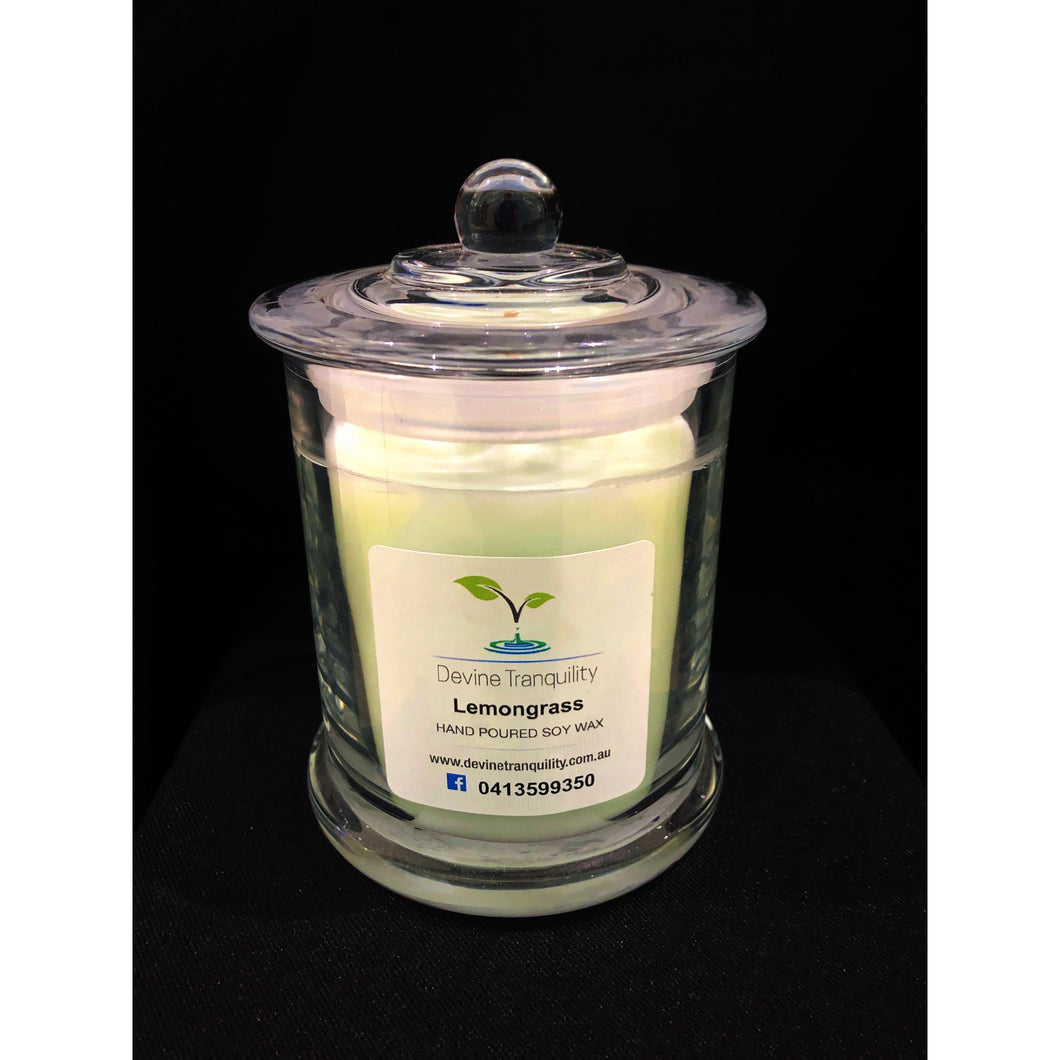 lemongrass large soy candle