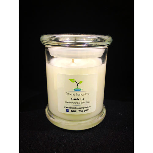 gardenia medium soy candle